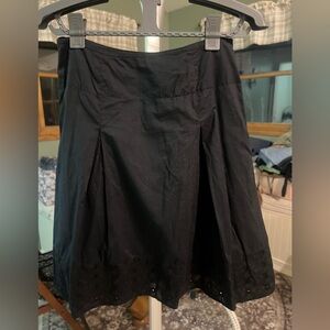 Nine West Black A-Line Skirt